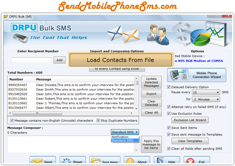 Bulk Sms Software With Gsm Modem For Sms